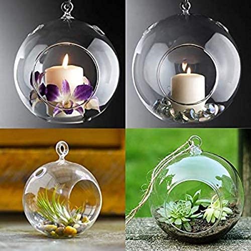 Glass Hanging Planters